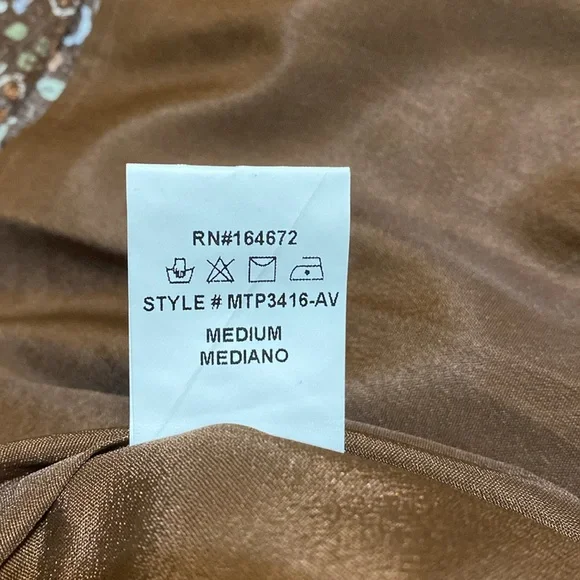 &merci Floral Ruffle Cotton Blouse - Brown - Picture 11 of 16